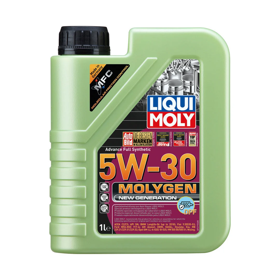 Liqui Moly Molygen New Generation 5W-30 DPF engine oil bottle